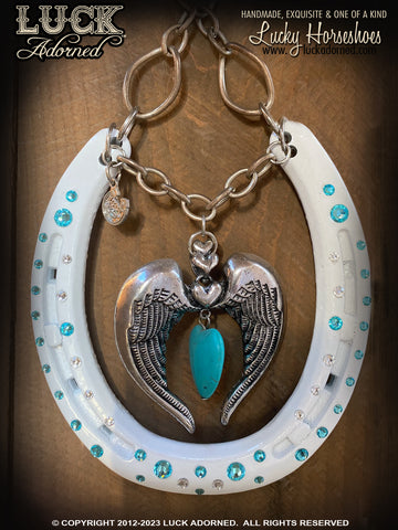 ANGELS ARE NEAR - LUCKY HORSESHOE