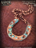 LUCK ADORNED - Lucky Horseshoe Necklace 1012