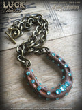 LUCK ADORNED - Lucky Horseshoe Necklace 1025