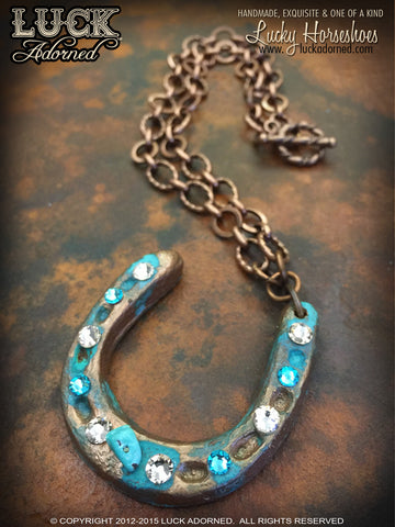 LUCK ADORNED - Lucky Horseshoe Necklace 1032