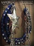 Mediterranean Luck Adorned Lucky Horseshoe has a beautiful, engraved sterling silver star as the main focal point. And let's not forget those shimmering Swarovski crystals! 